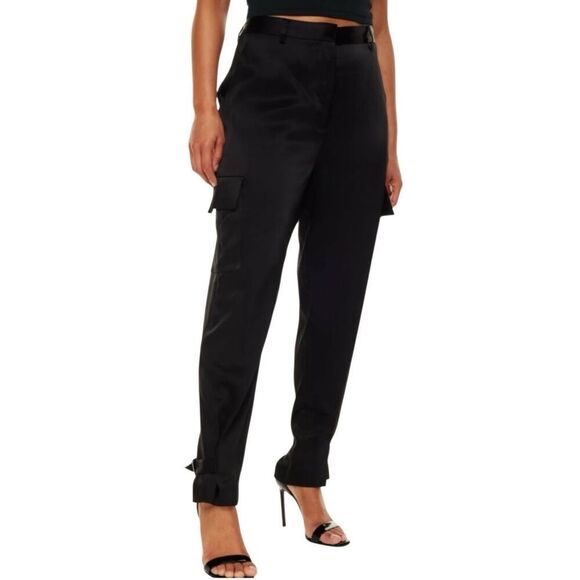 Aritzia Babaton refined satin cargo pants size 00 - Picture 1 of 11